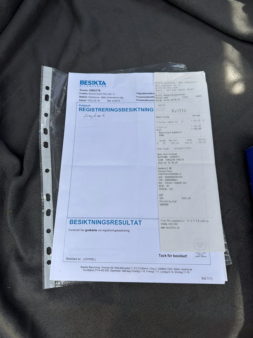 Dokumentation för 1961 Buick Electra 225 cab (2)