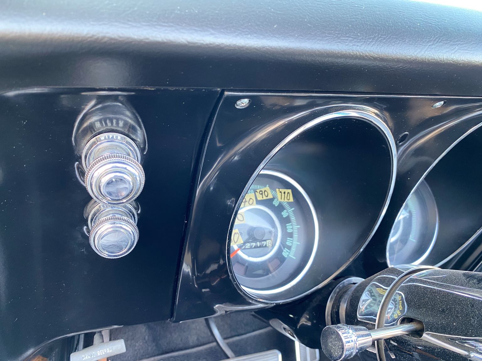 Interiörbild 1967 Chevrolet Camaro 383ci Convertible (17)