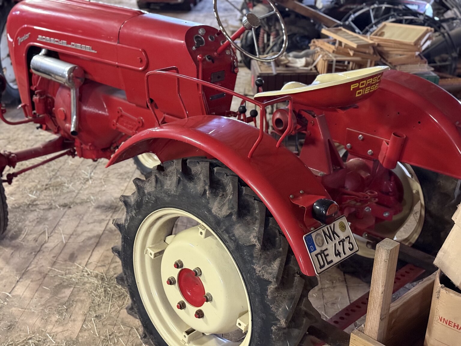 Exteriörbild på 1958 Porsche Junior Diesel