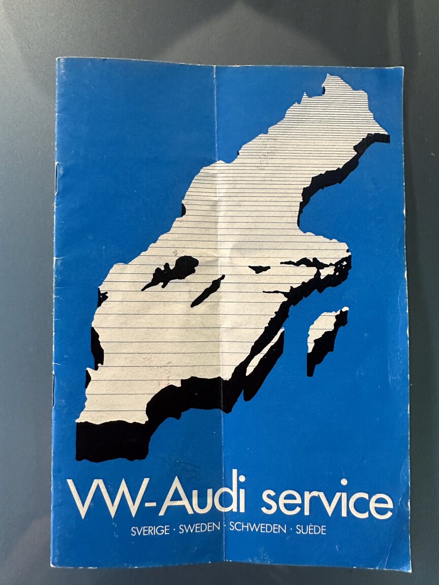 Documentation for 1974 Volkswagen Passat Two Door
