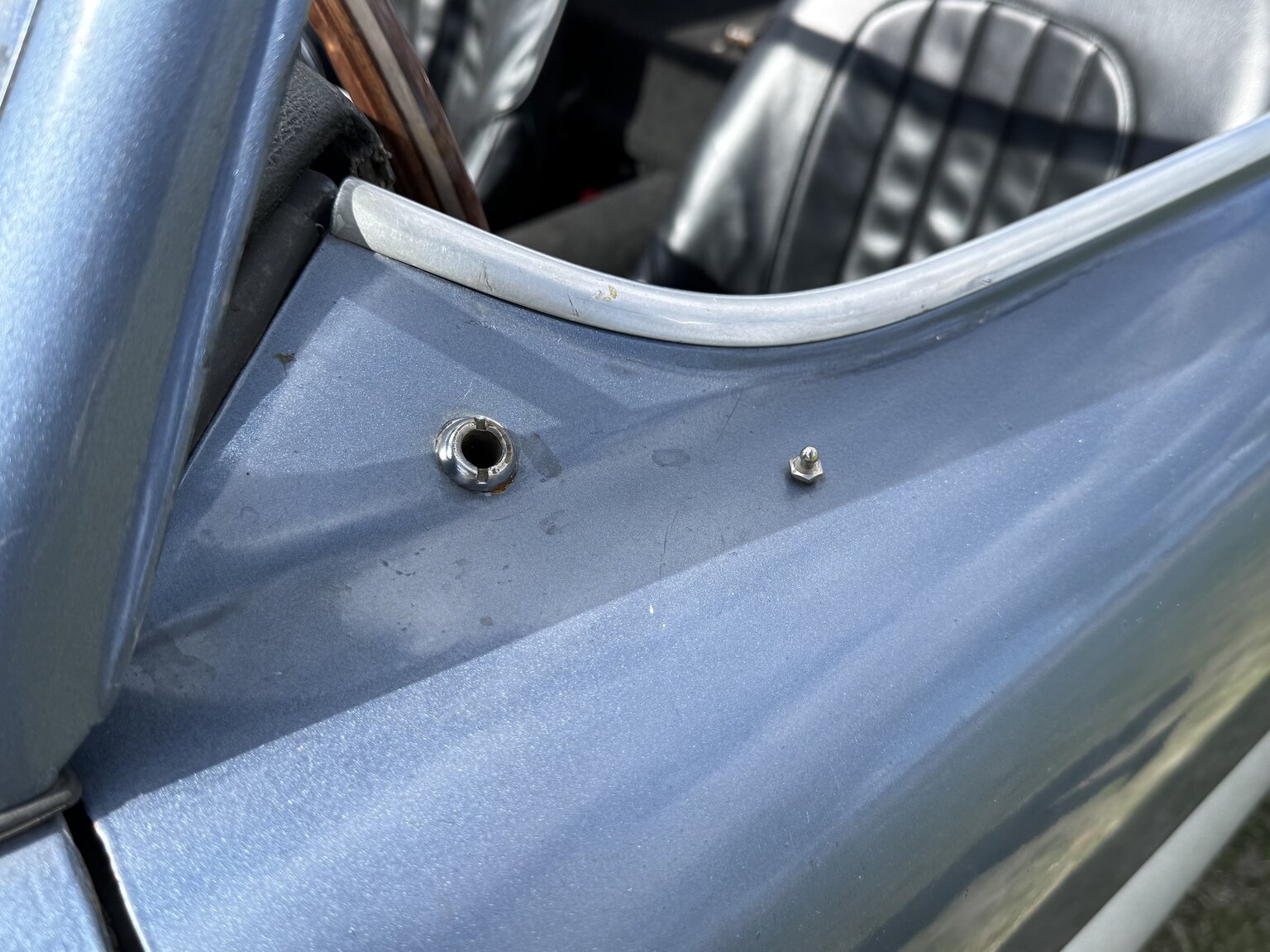 Exteriörbild på 1958 Austin-Healey 100-6