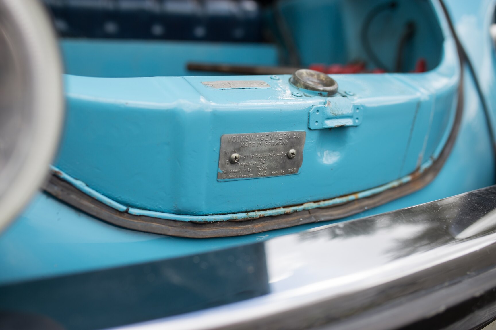 Innenraumfoto von 1974 VW 1303 LS CAB (48)