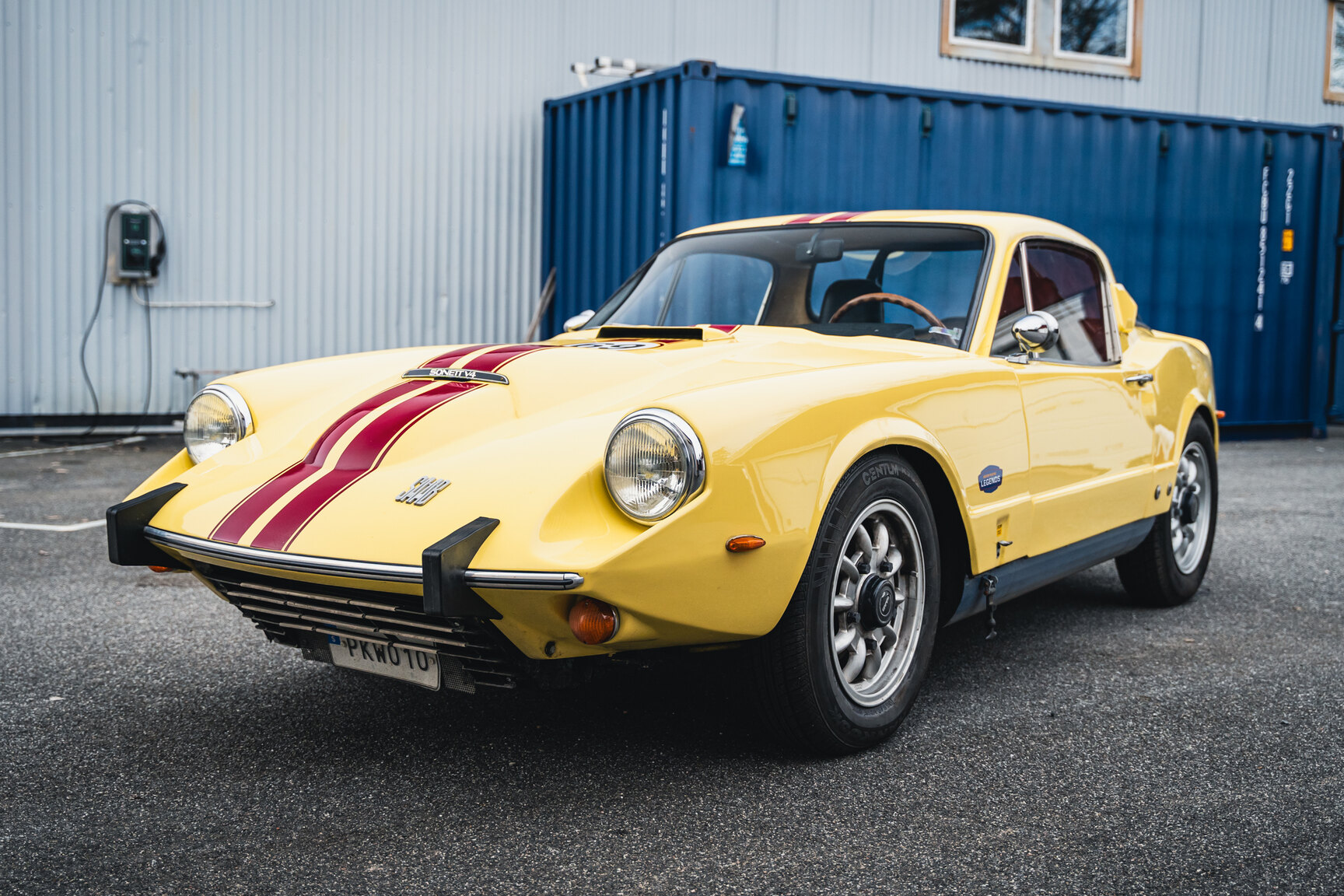 Exteriörbild på 1969 Saab Sonett II