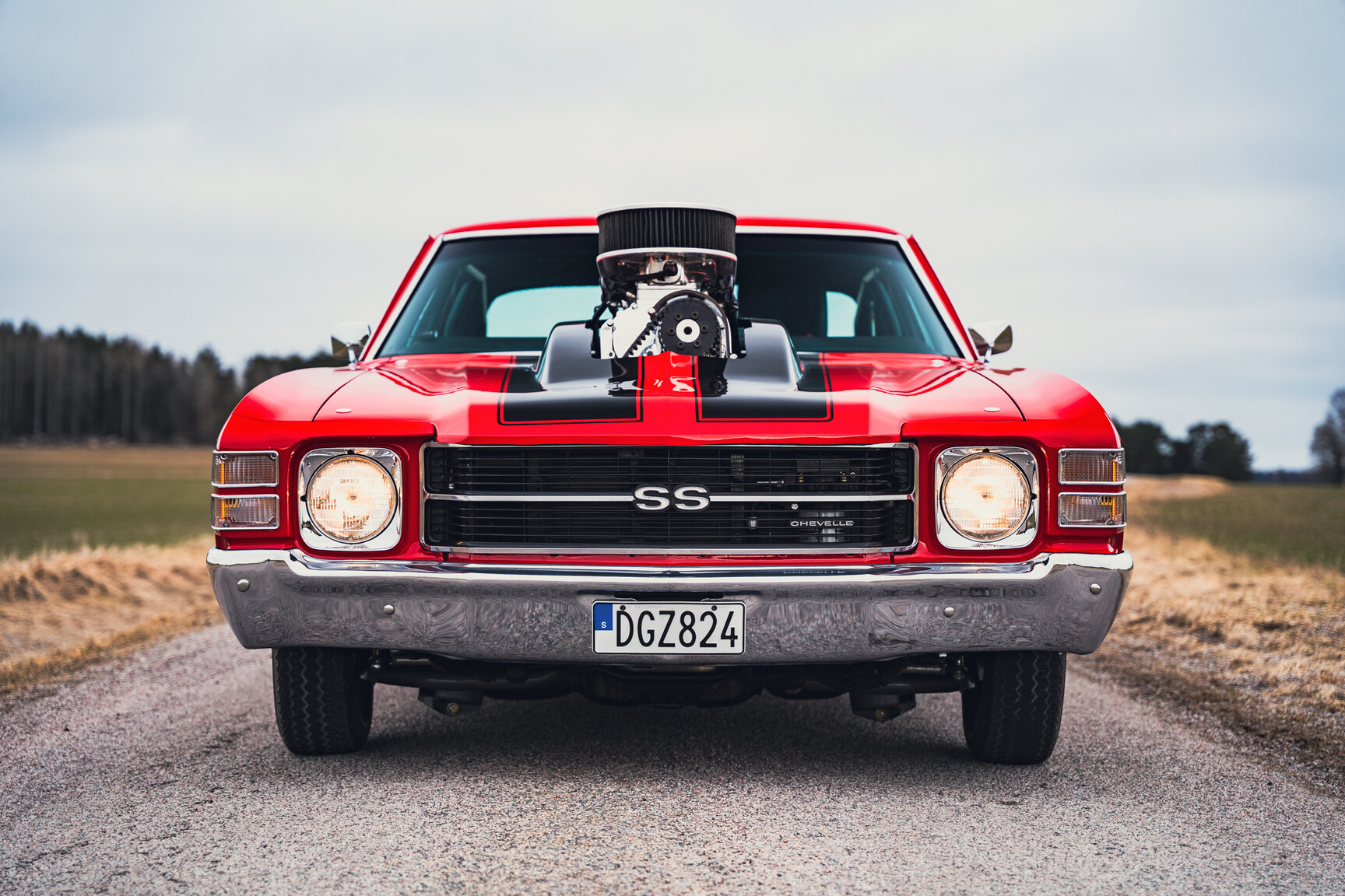 Exteriörbild på 1971 Chevrolet Chevelle SS