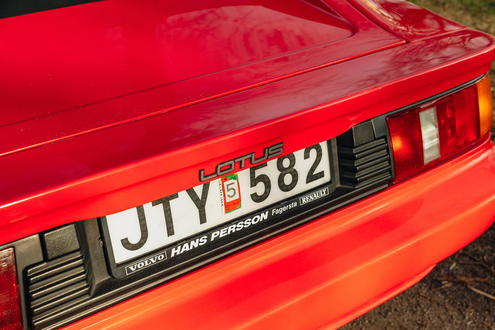Exteriörbild på 1989 Lotus Esprit Turbo 