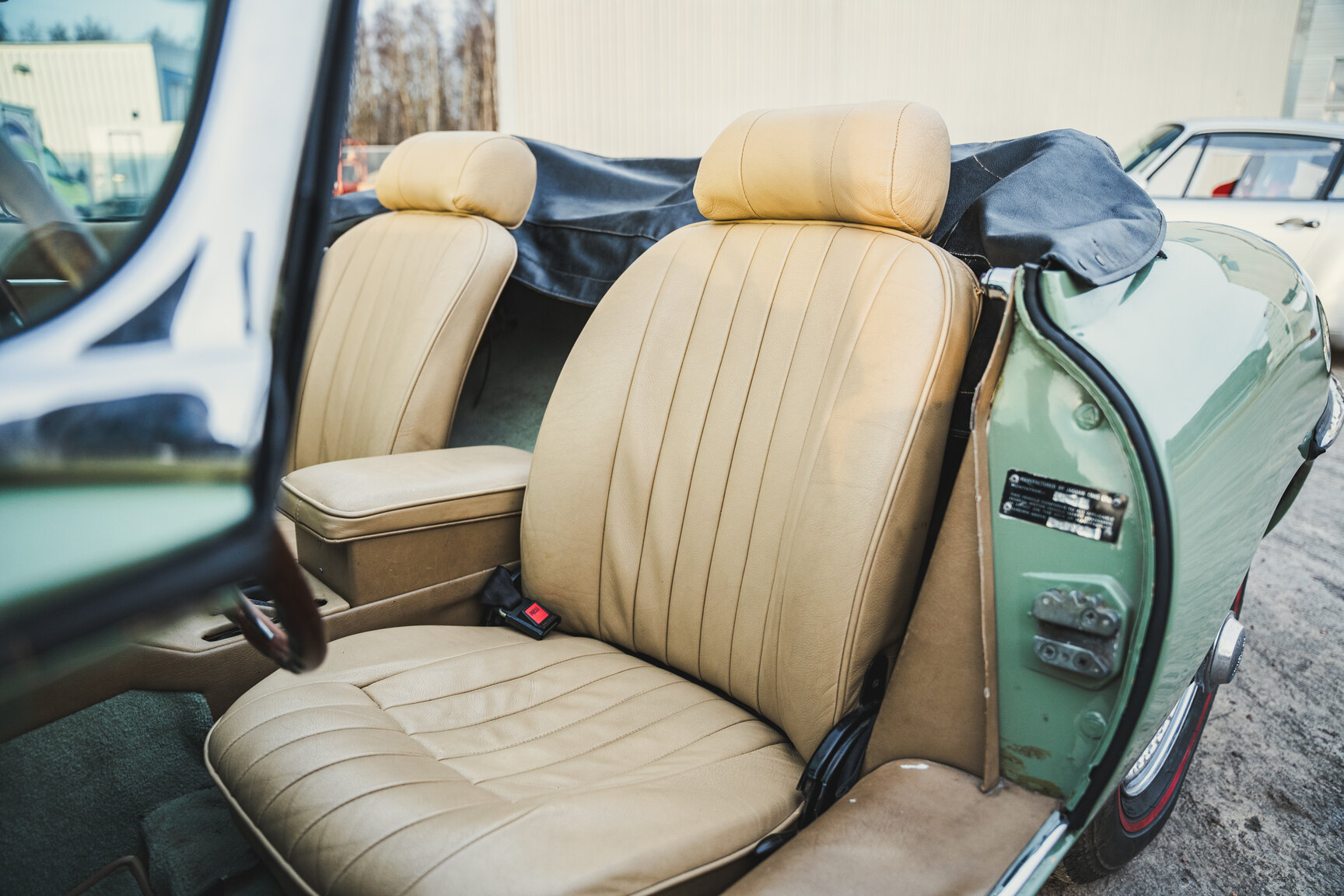 Interiörbild 1970 Jaguar E-Type Roadster