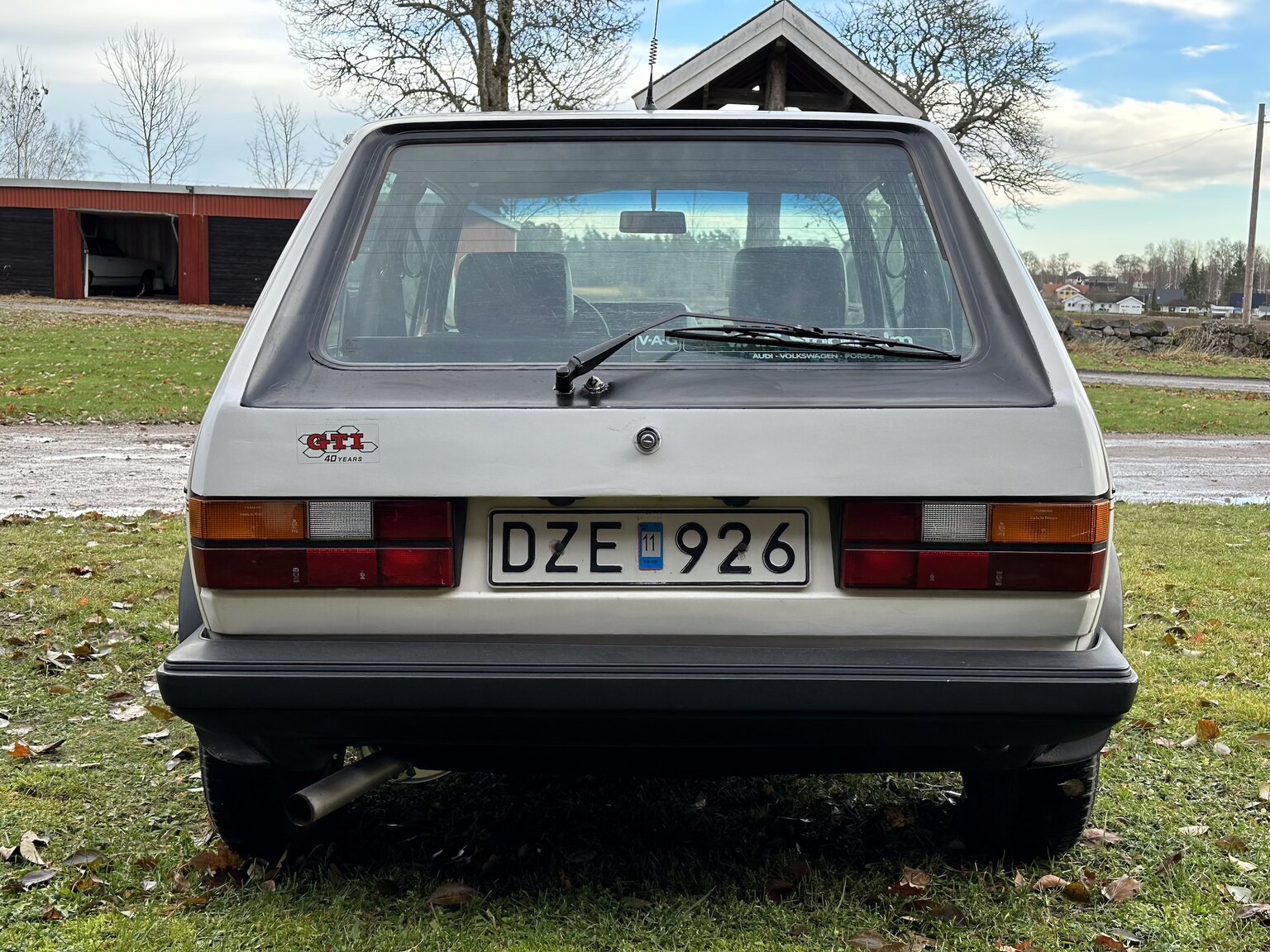 Exterior image of 1984 Volkswagen Golf GTI Special