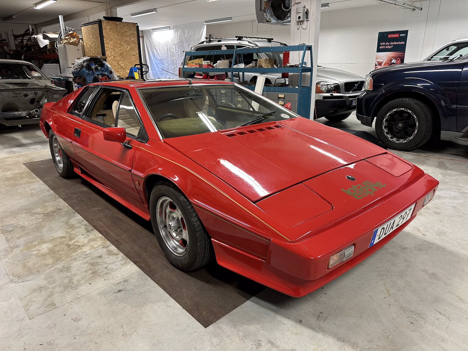 Exteriörbild på 1977 Lotus Esprit S1