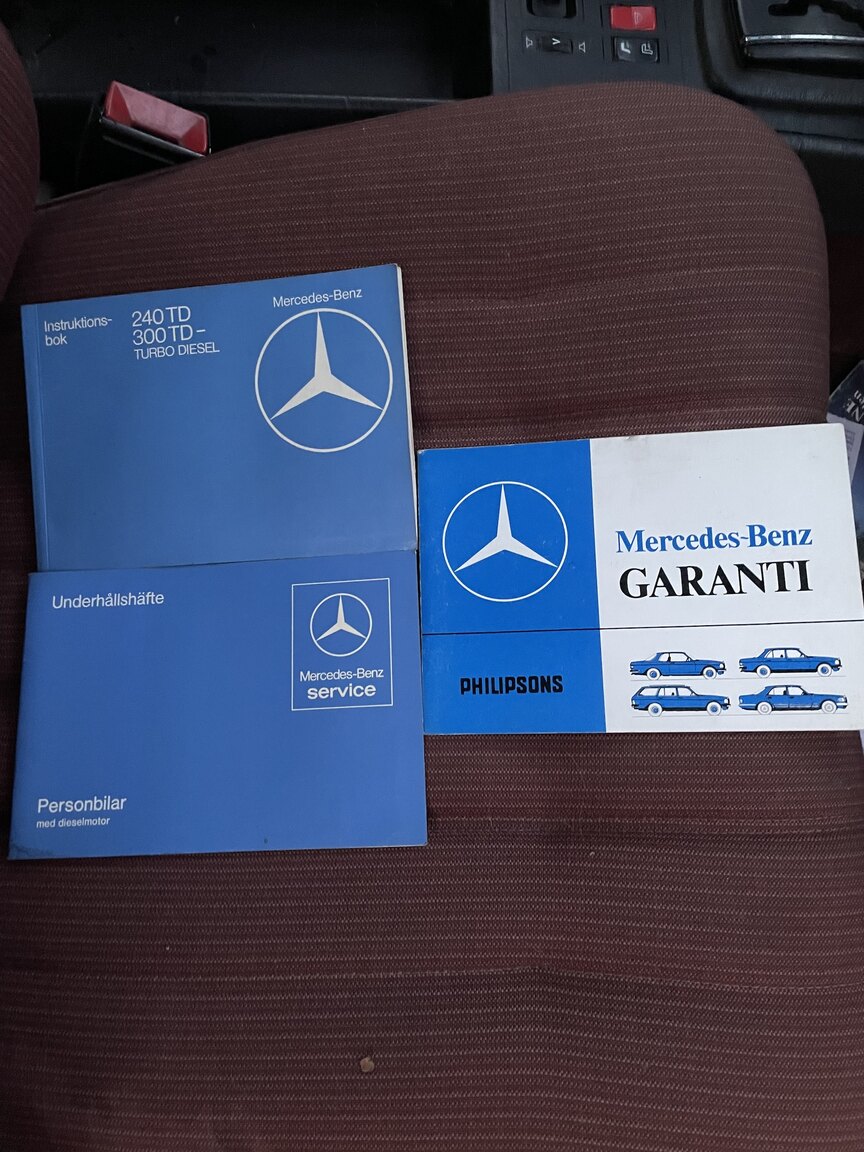 Dokumentation för 1983 Mercedes-Benz 300 TDT