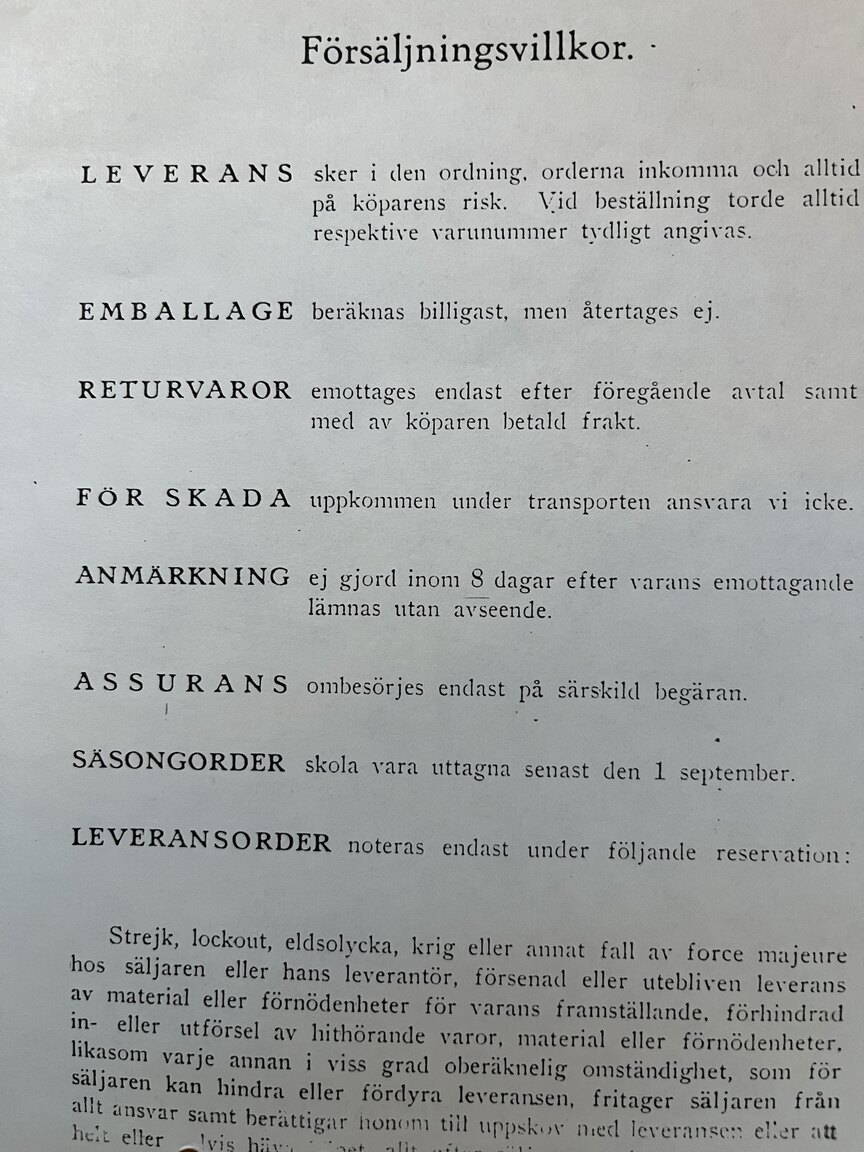 Dokumentation för 1929 REX 500cc