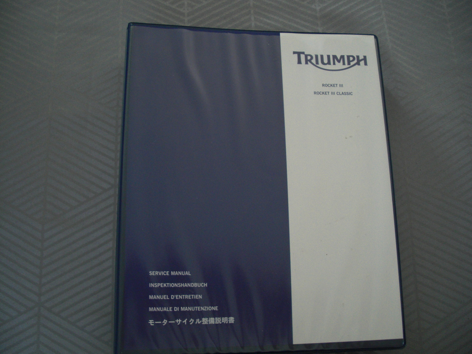 Documentation for 2008 Triumph Rocket