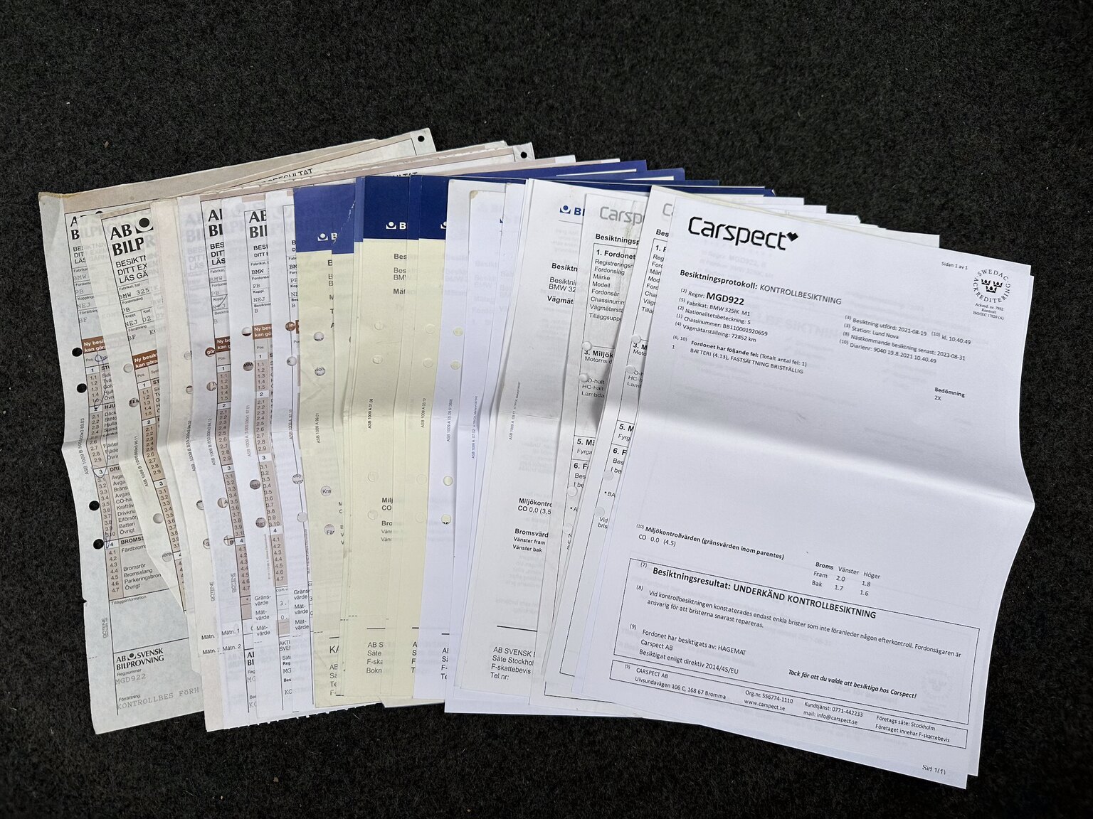 Documentation for 1987 BMW 325i Convertible (3)