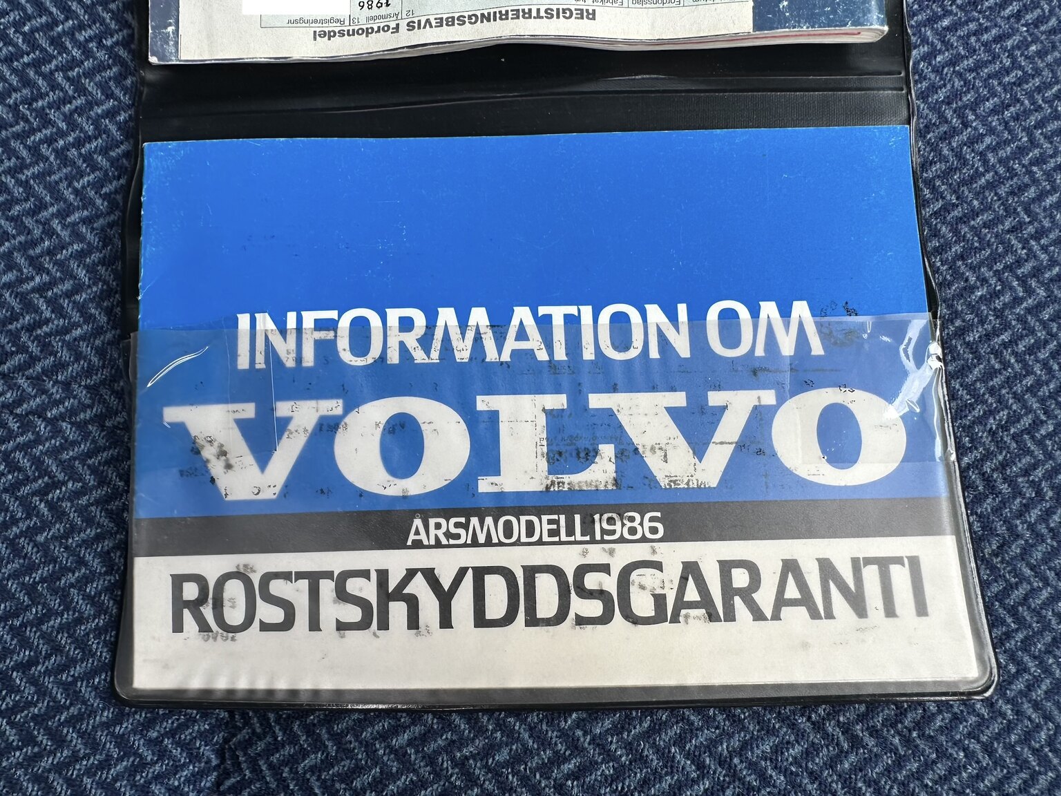 Dokumentation, 1986 Volvo 244