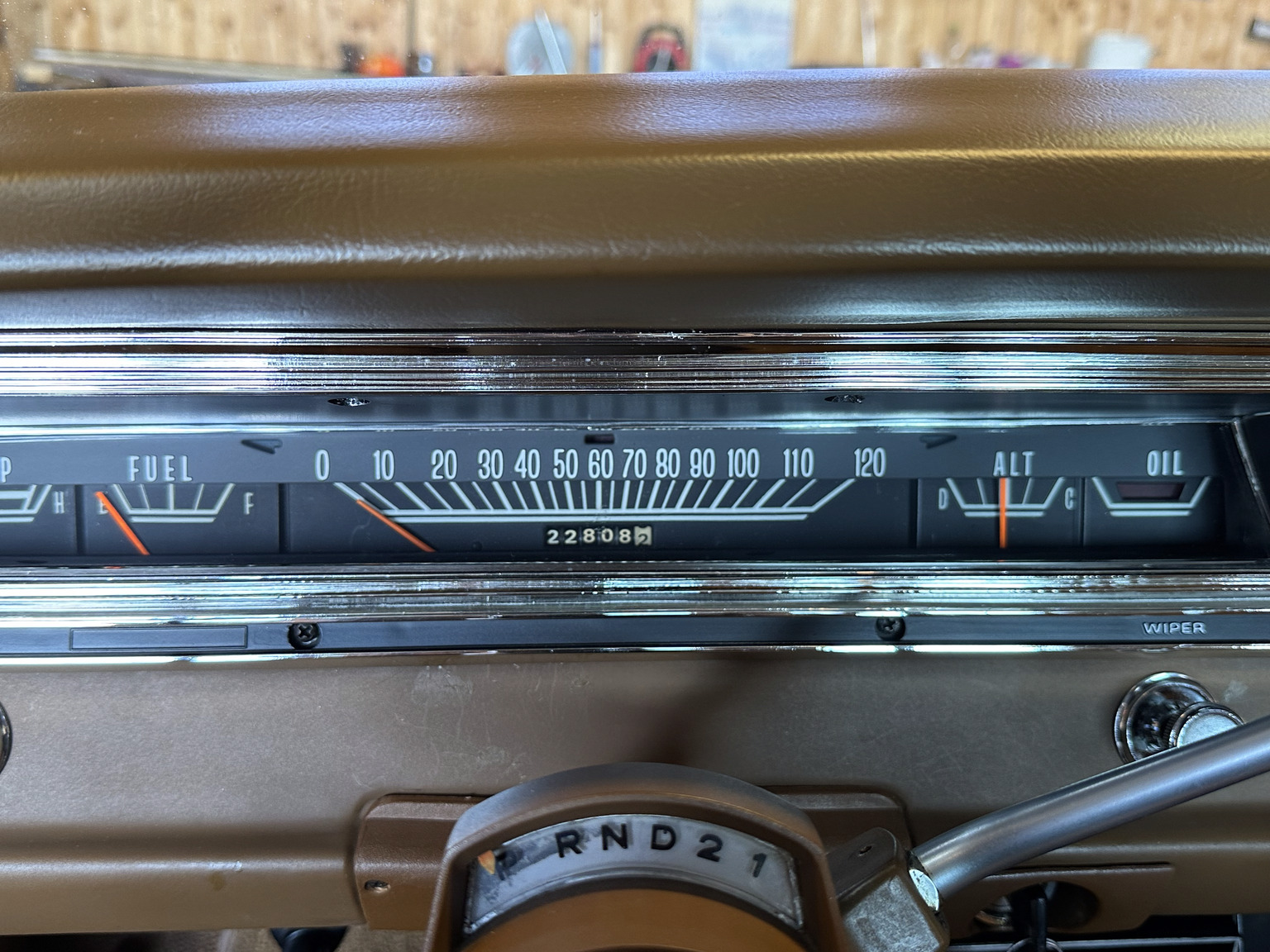 Interiörbild 1969 Dodge Dart Swinger 340