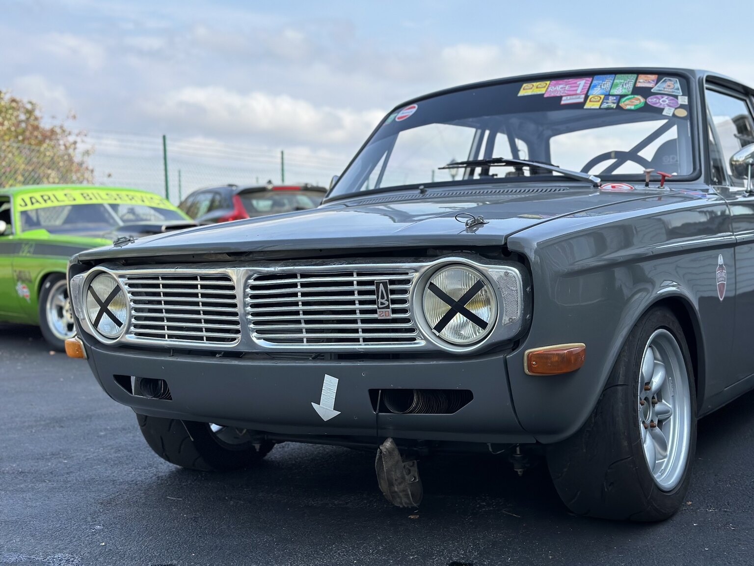 Exterior image of 1969 Volvo 142 race car