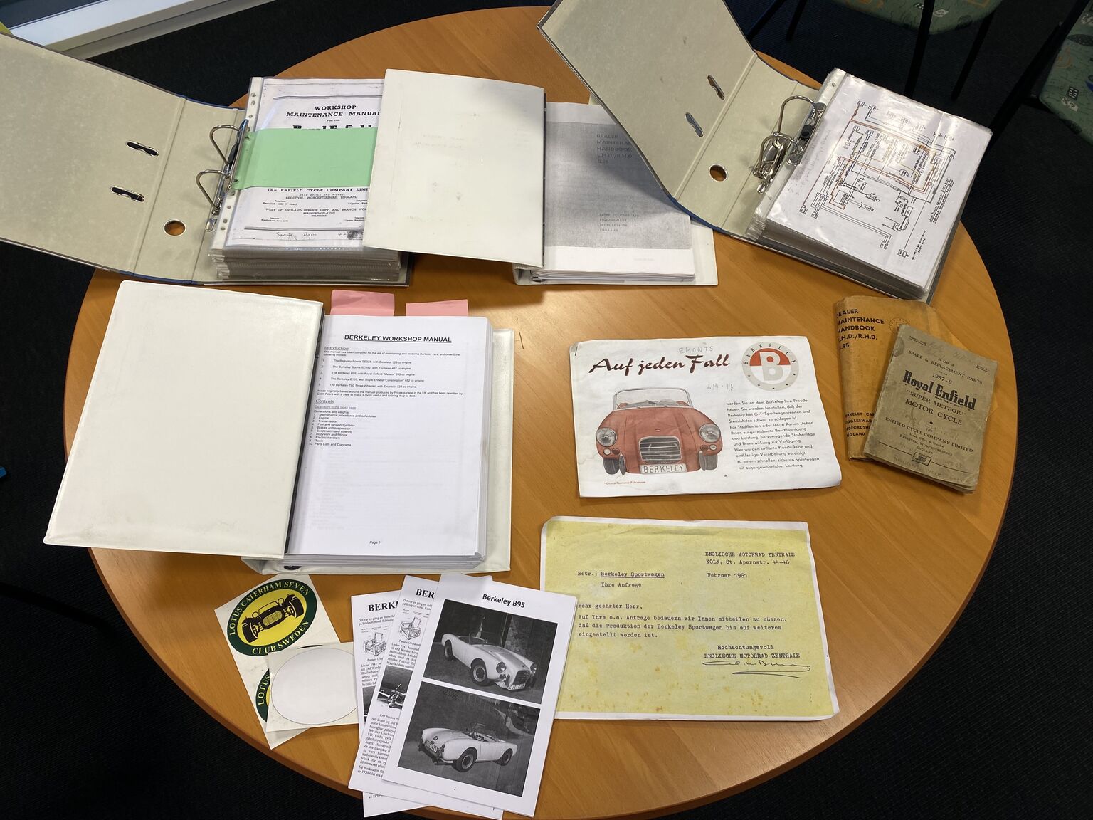 Dokumentation för 1960 Berkeley B95 (1)