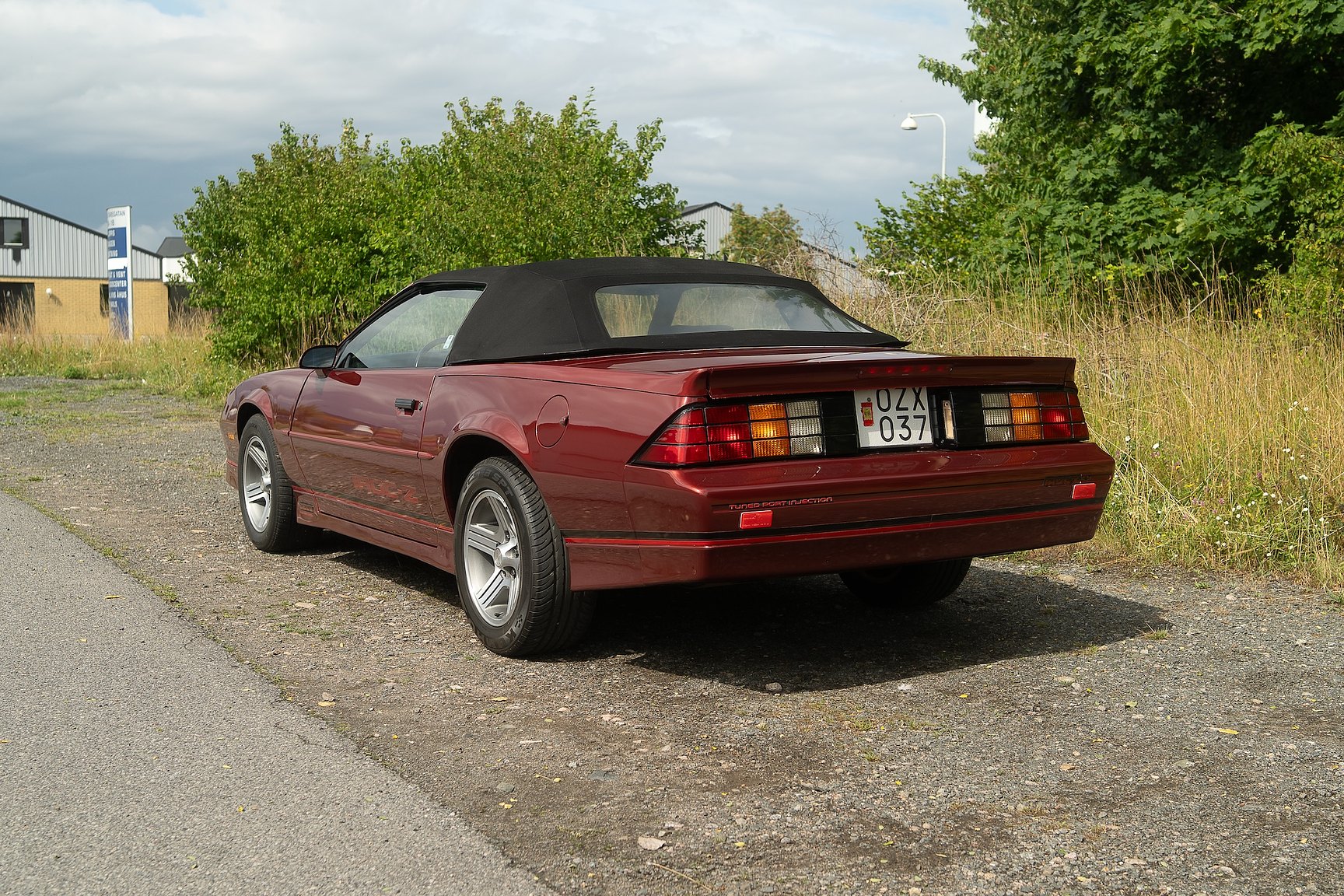 Exterior image of 1988 Chevrolet Camaro Z28 Iroc-Z Convertible