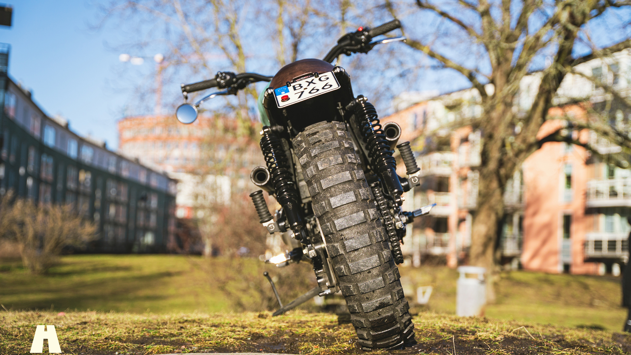 Aussenfoto 2010 Triumph Bonneville T100 "Scrambler"