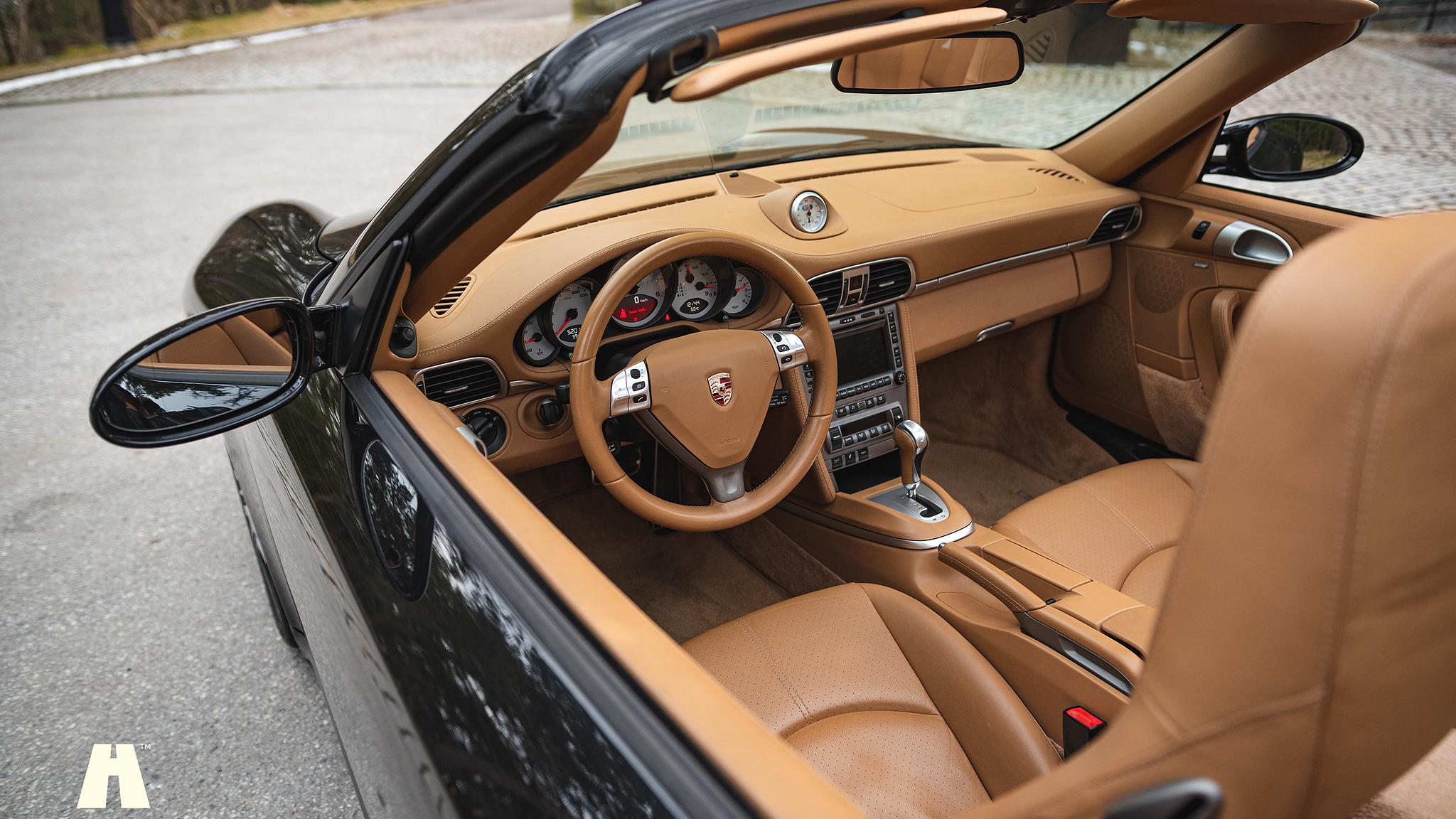 Interiörbild 2008 Porsche 997 4S Cabriolet 