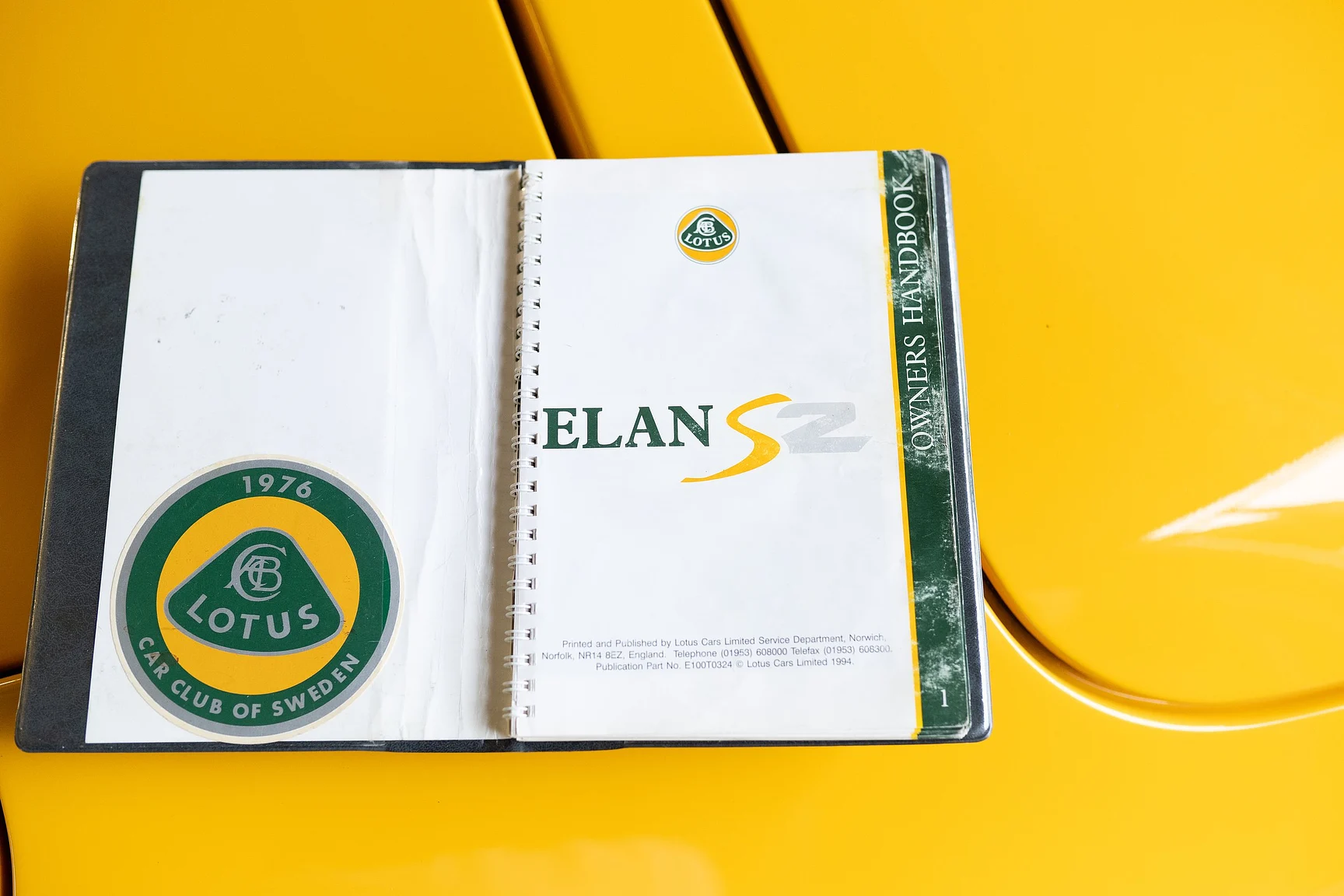 Dokumentation för 1995 Lotus Elan Roadster (23)