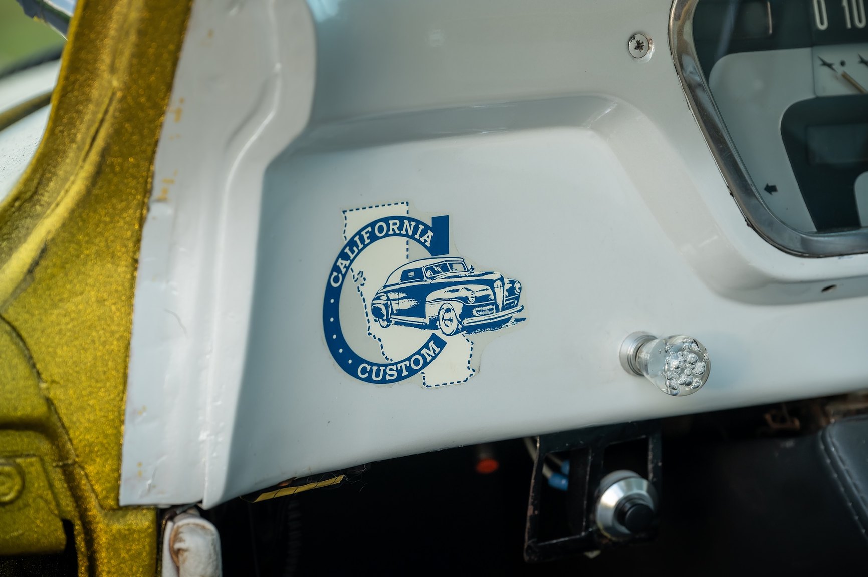 Interiörbild 1955 Ford F-100 Kustom