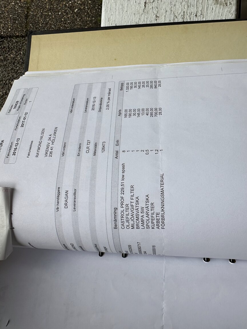 Dokumentation, 2003 Mercedes CLK 500