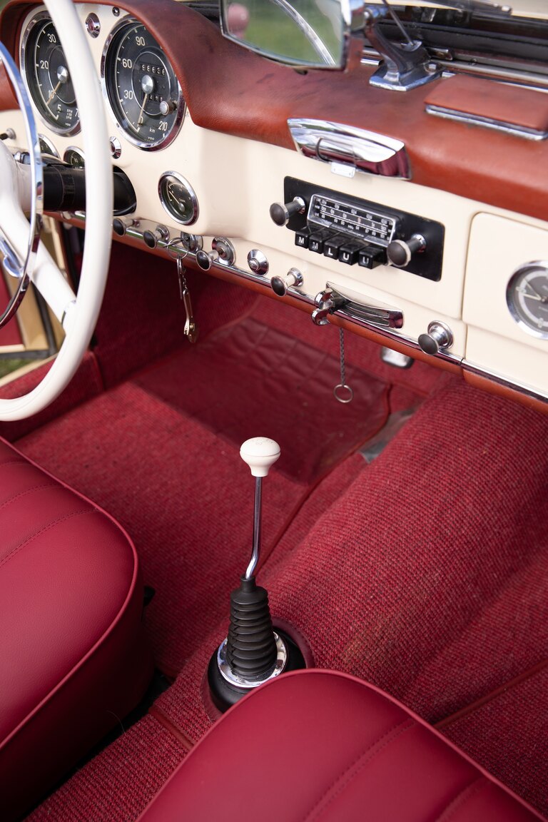 Interiörbild 1958 Mercedes-Benz 190SL