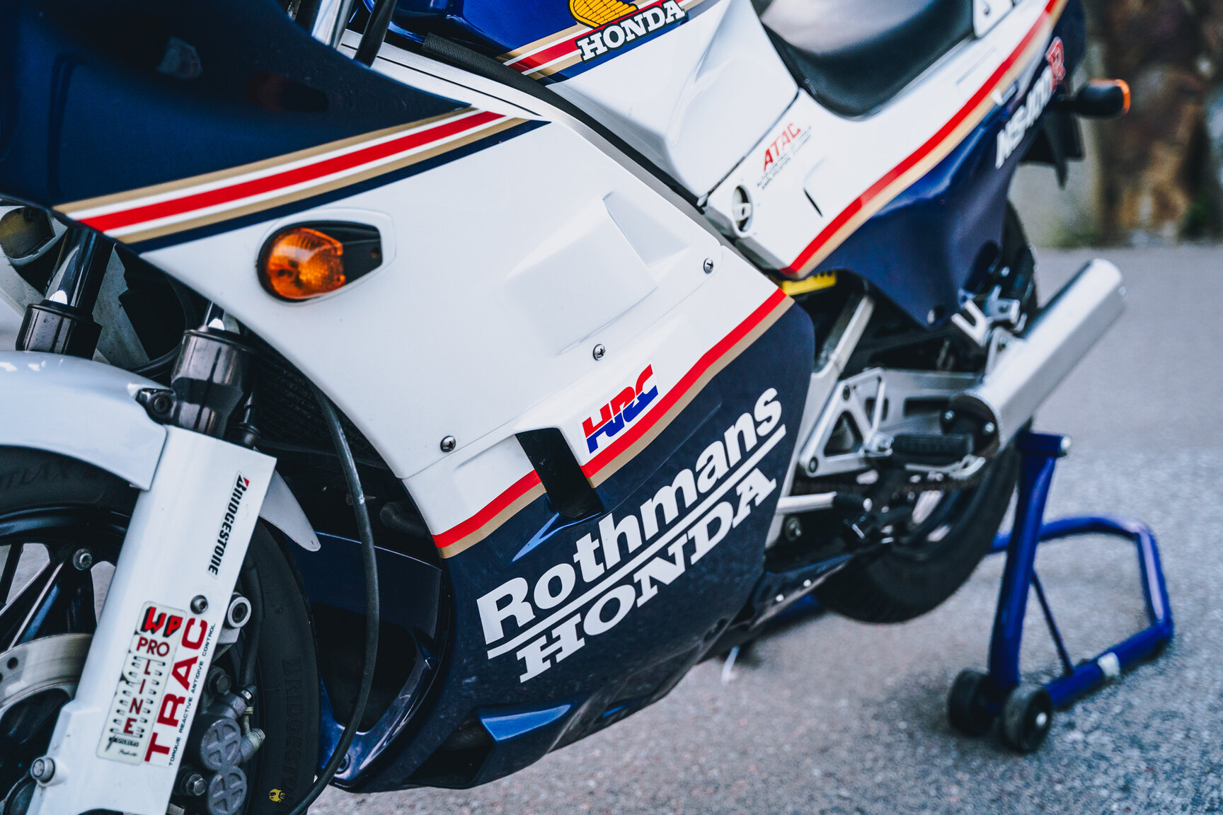 Exterior image of 1986 Honda NS400R Rothmans Replica