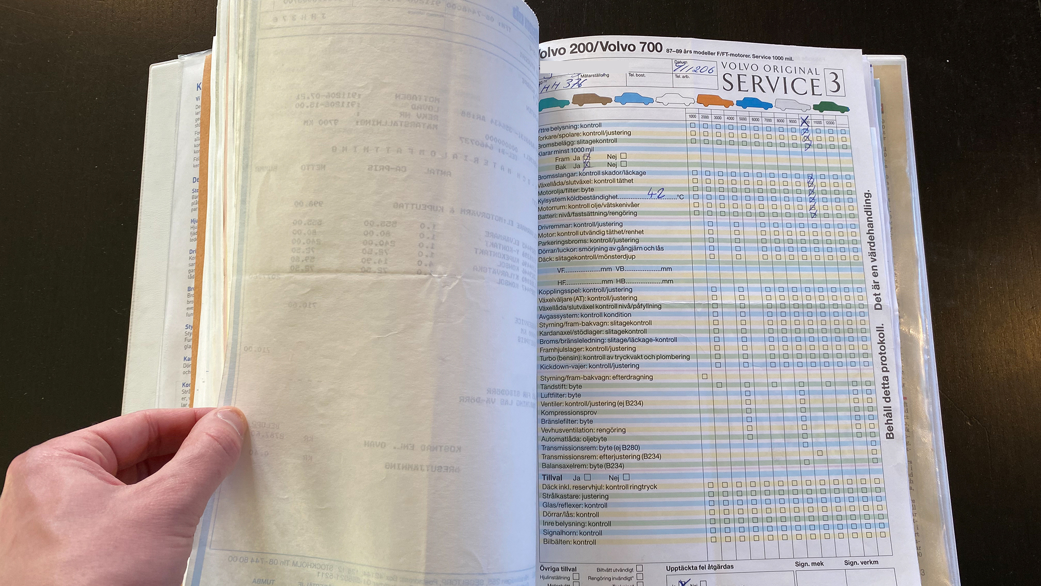 Documentation for 1988 Volvo 240 GL