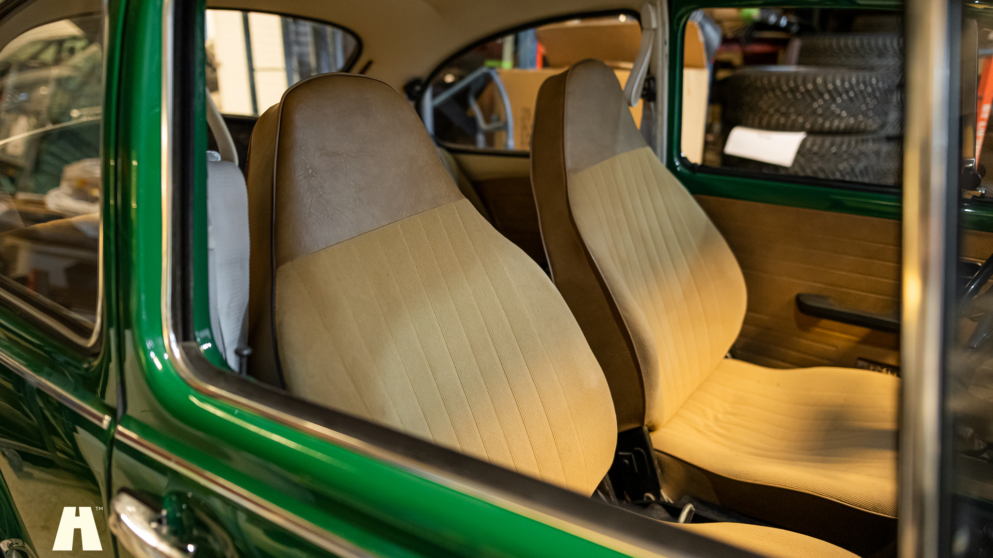 Interiörbild 1973 Volkswagen Beetle 1303 S