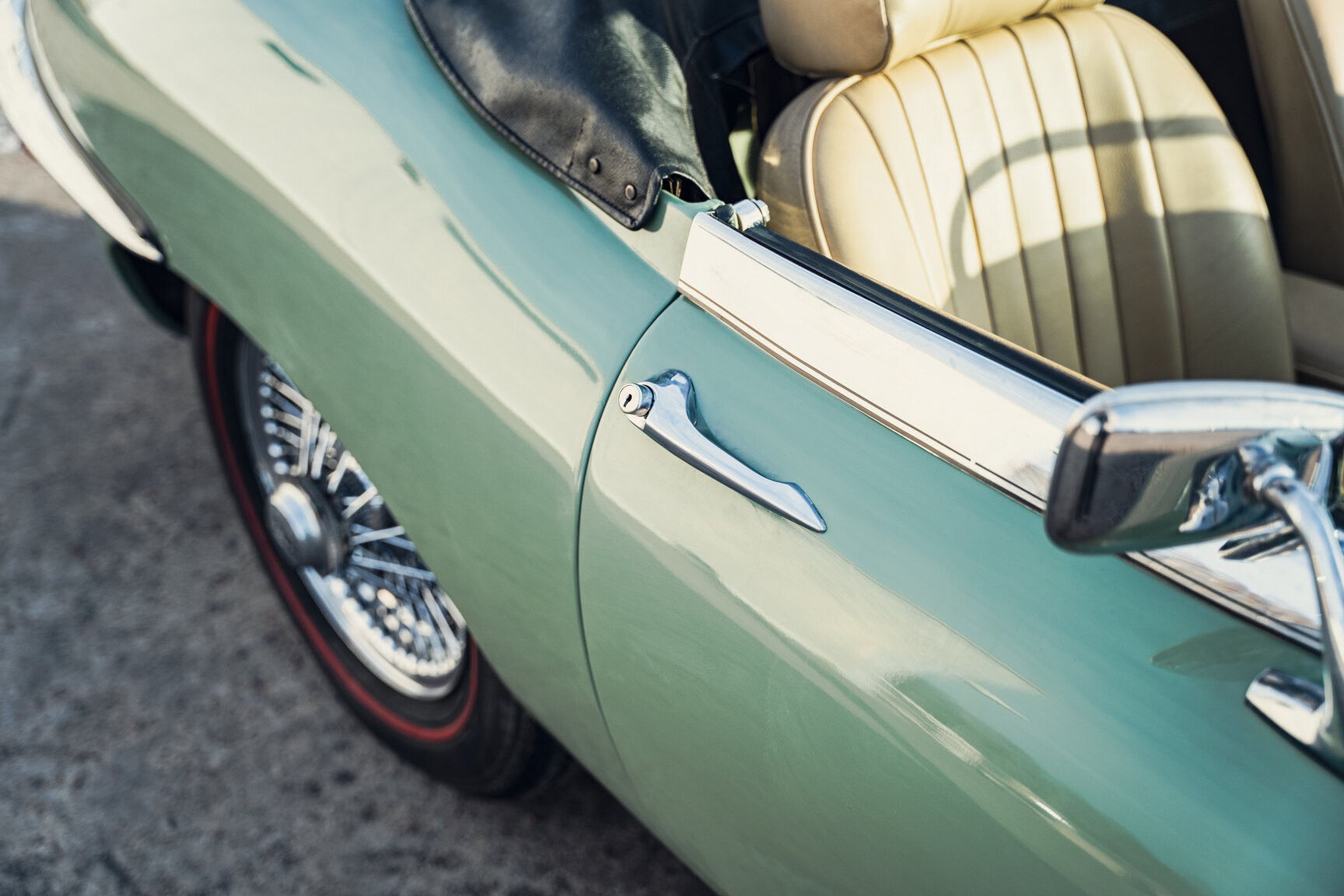 Exteriörbild på 1970 Jaguar E-Type Roadster
