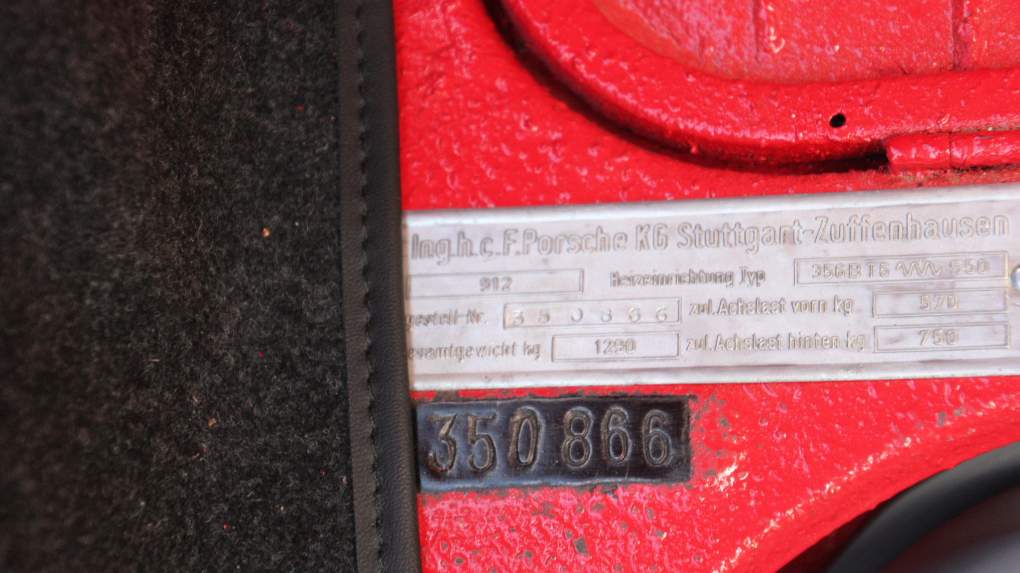 Interiörbild 1966 Porsche 912