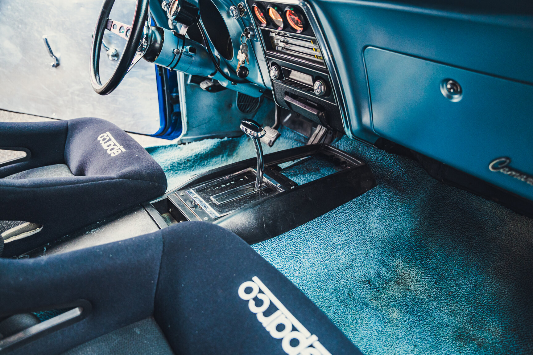 Interiörbild 1968 Chevrolet Camaro - Ett sista race