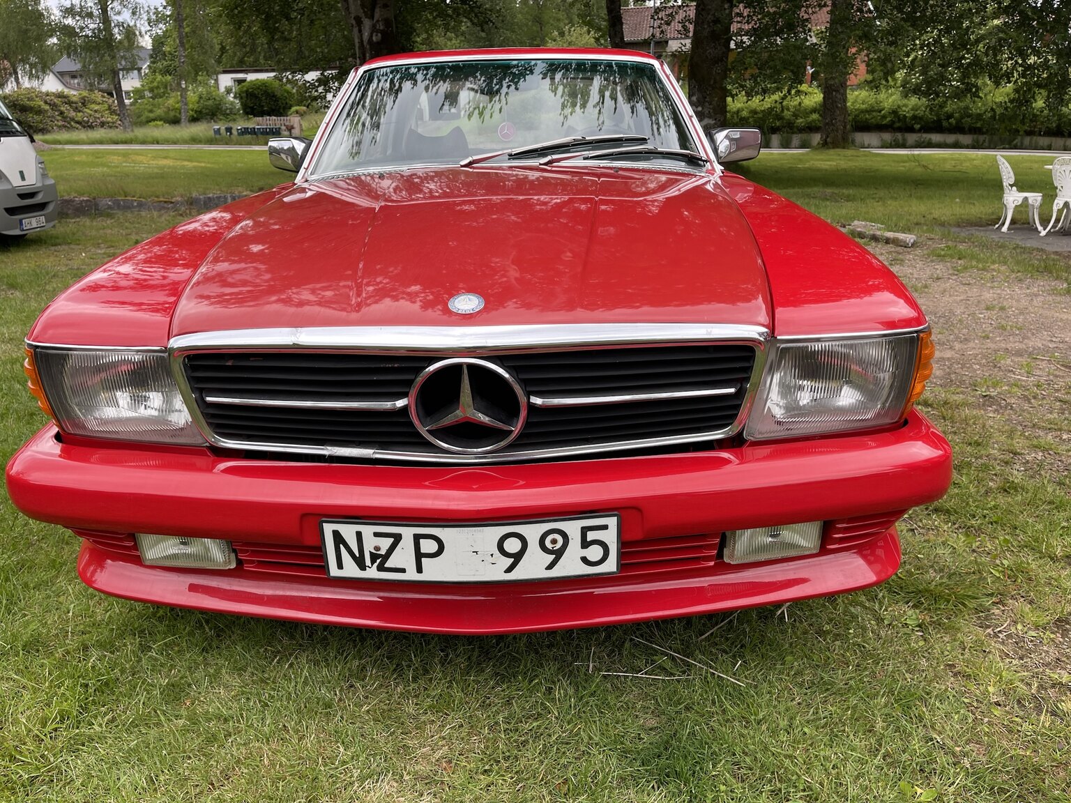 Aussenfoto 1973 Mercedes 350 SLC
