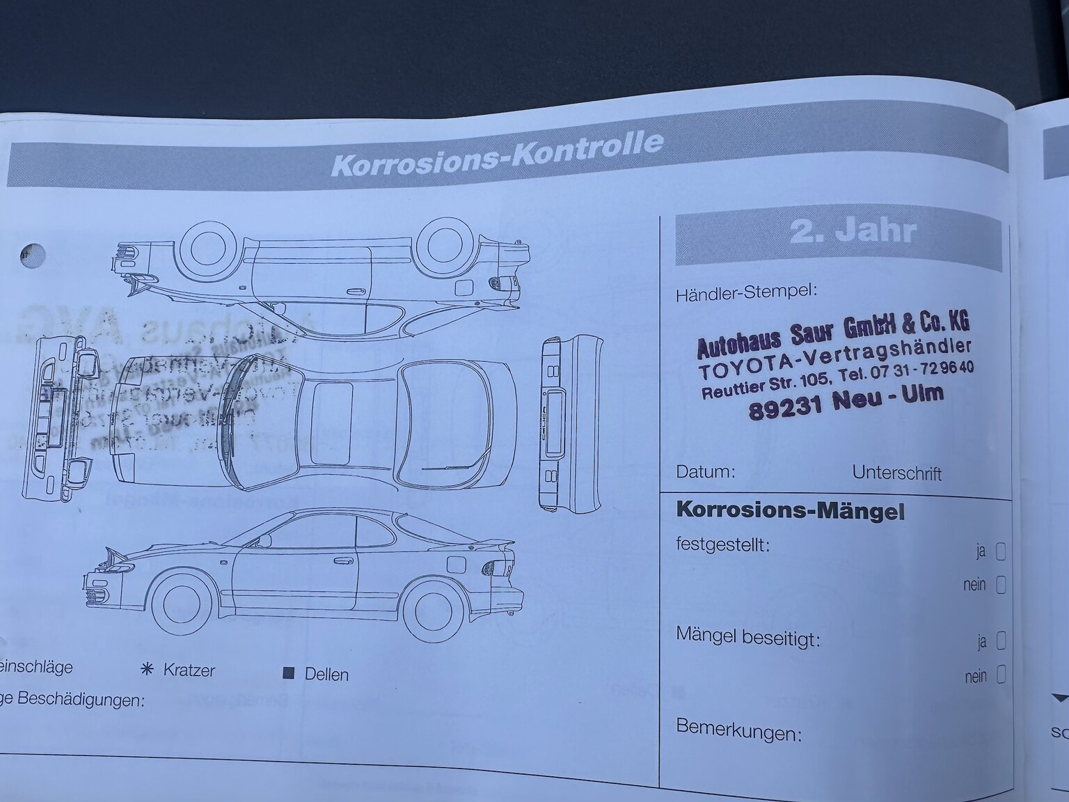 Documentation for 1992 Toyota Celica 2.0 turbo 4WD "Carlos Sainz"