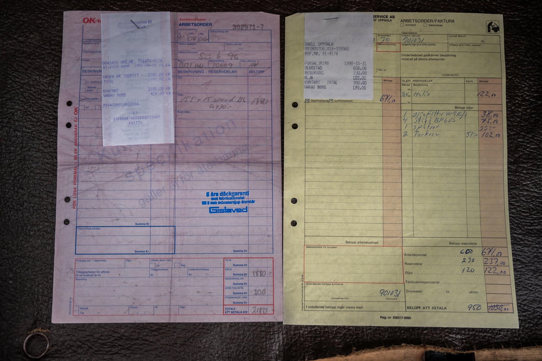 Documentation for 1979 Saab 96 GL