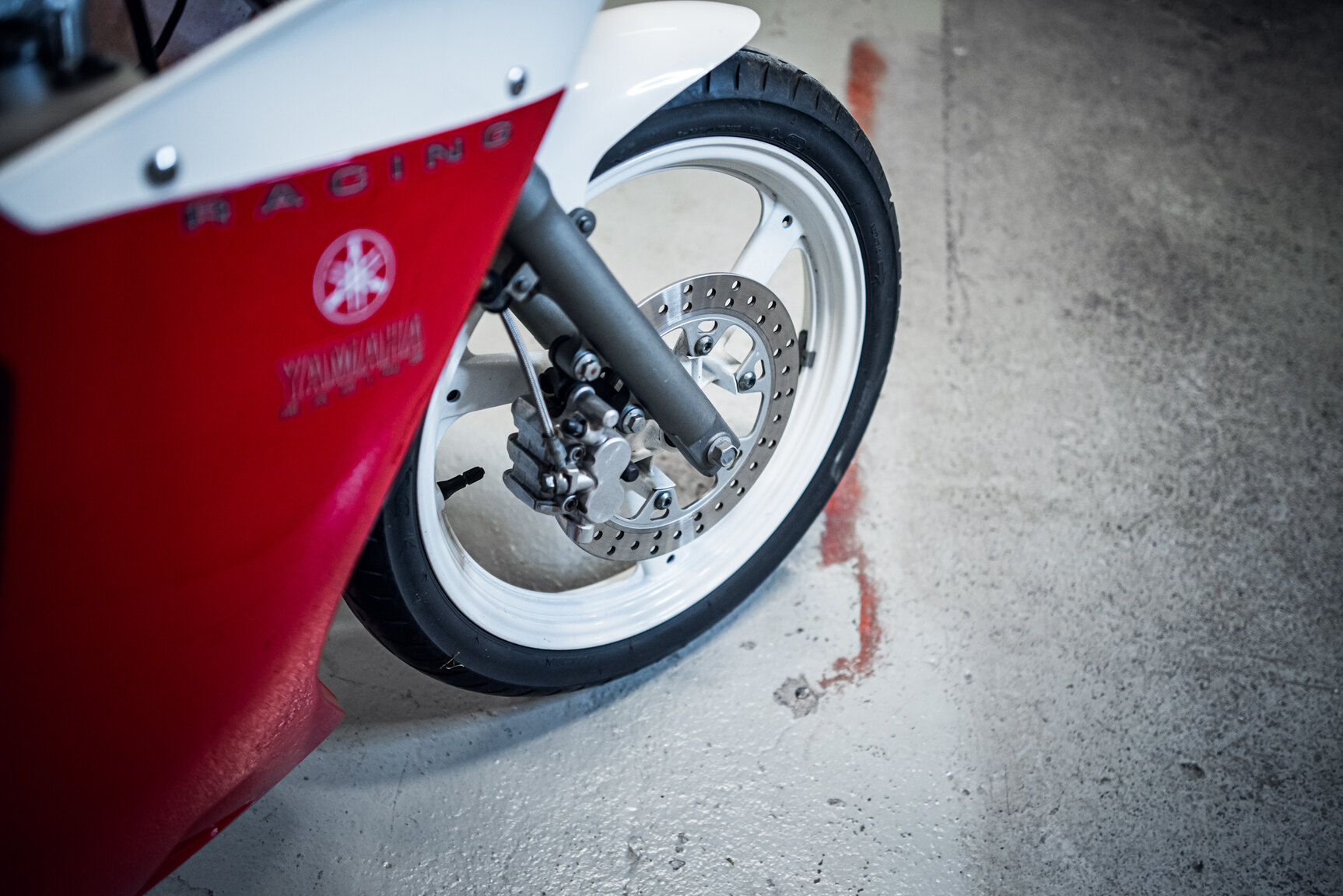 Exteriörbild på 1990 Yamaha TZ50 Racing