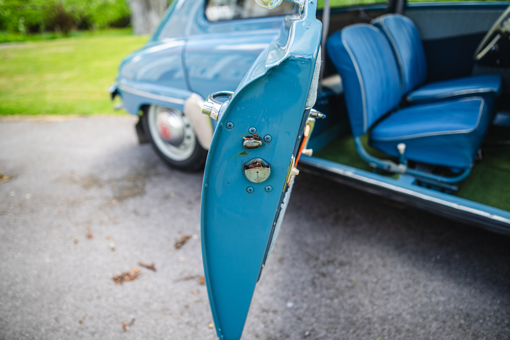 Interior image of 1959 SAAB 93B De Luxe