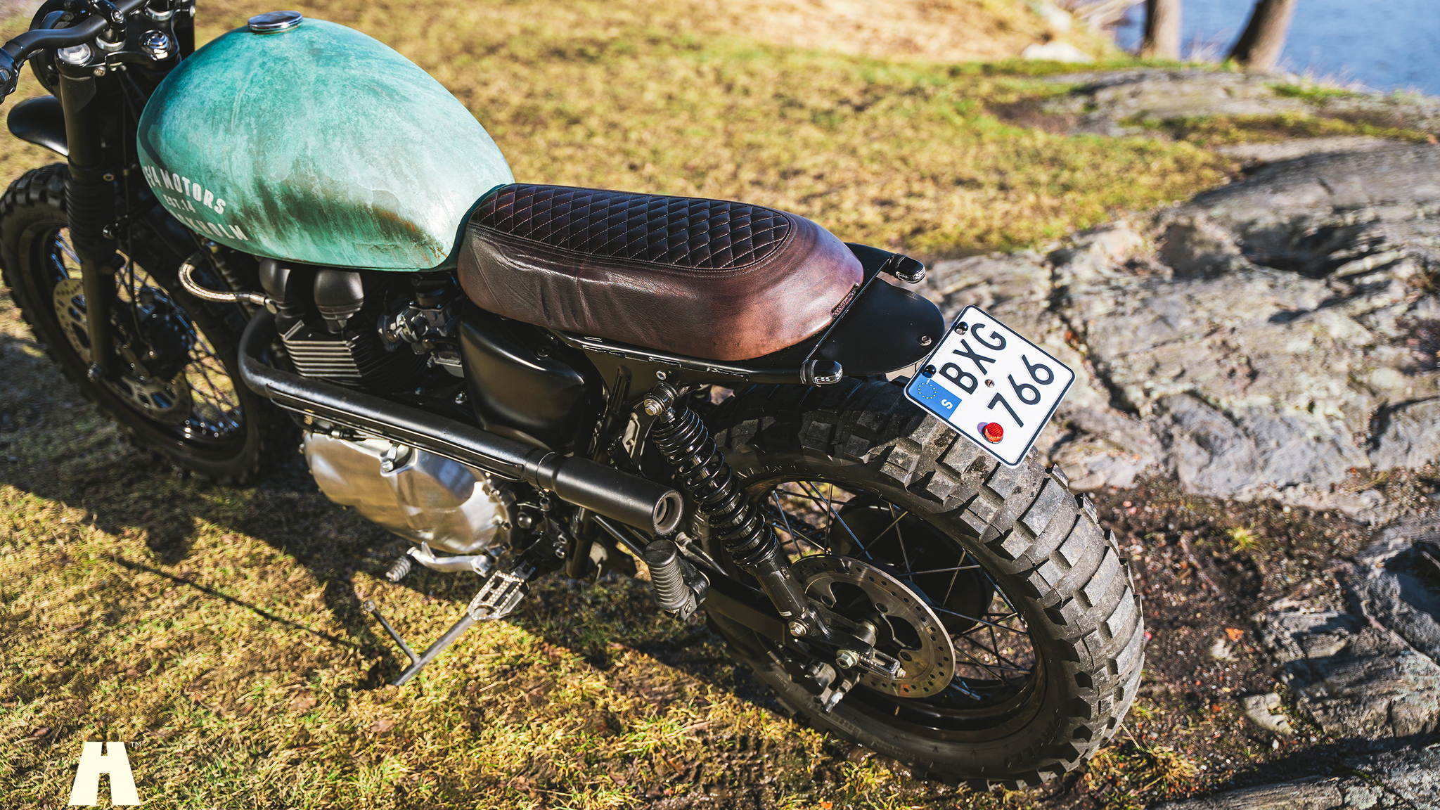 Aussenfoto 2010 Triumph Bonneville T100 "Scrambler"