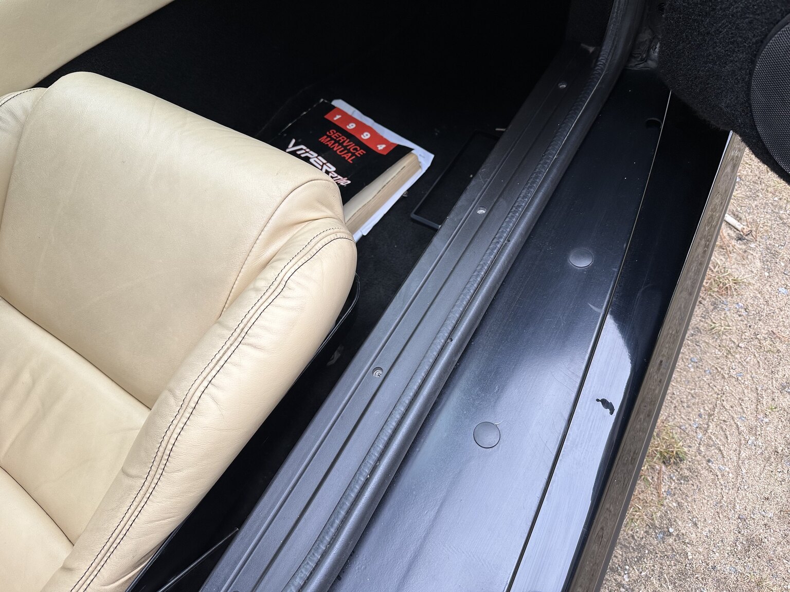 Interiörbild 1994 Chrysler Viper RT/10