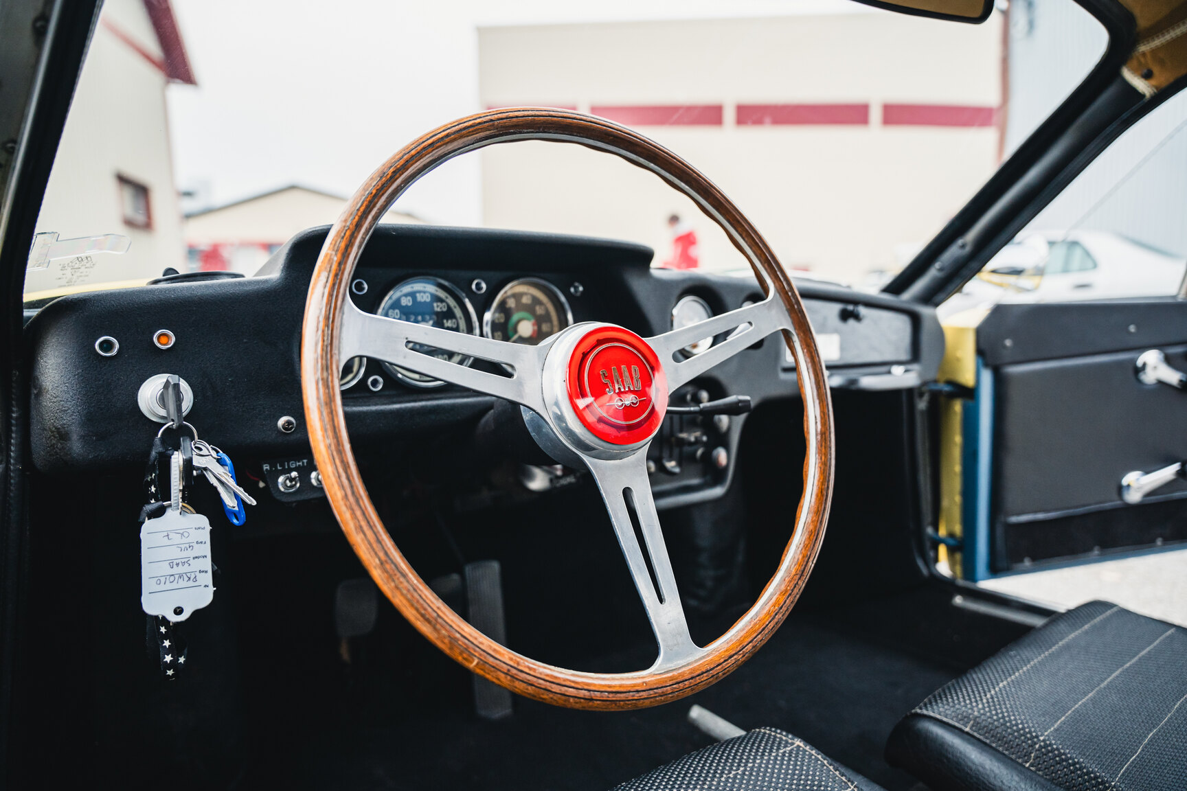Innenraumfoto von 1969 Saab Sonett II