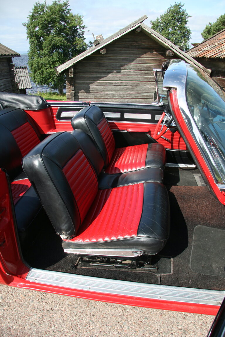 Interiörbild 1958 Plymouth Belvedere Convertible