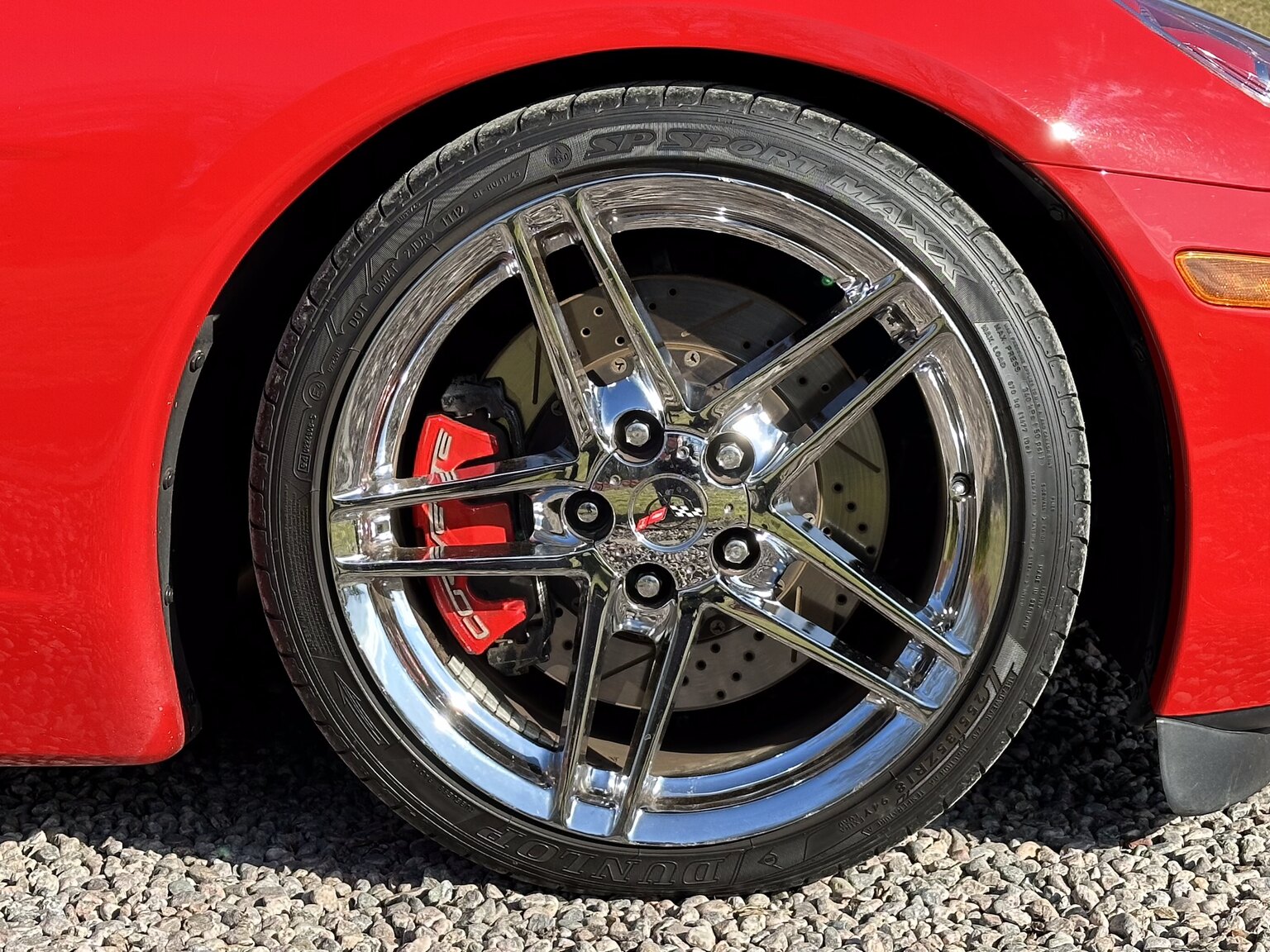 Exteriörbild på 2005 Corvette C6 Z51 Cabriolet