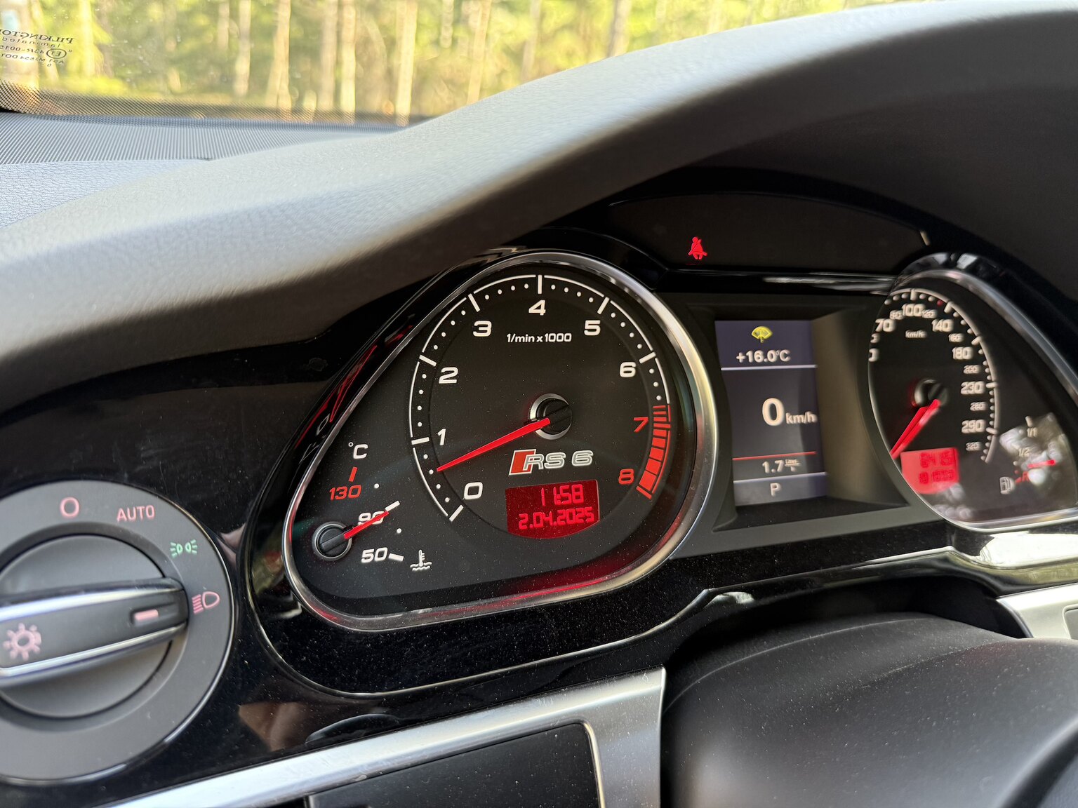 Interiörbild 2010 Audi RS6 Avant V10 Quattro