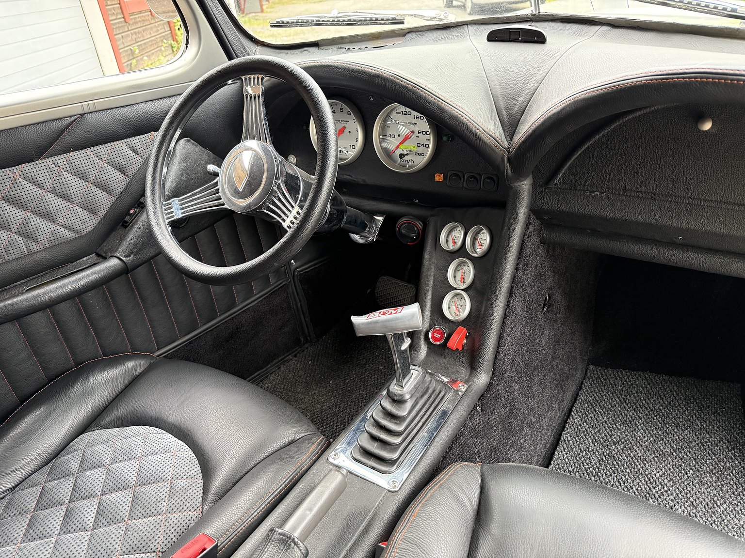 Interior image of 1939 Ford Fordor "Forvette"