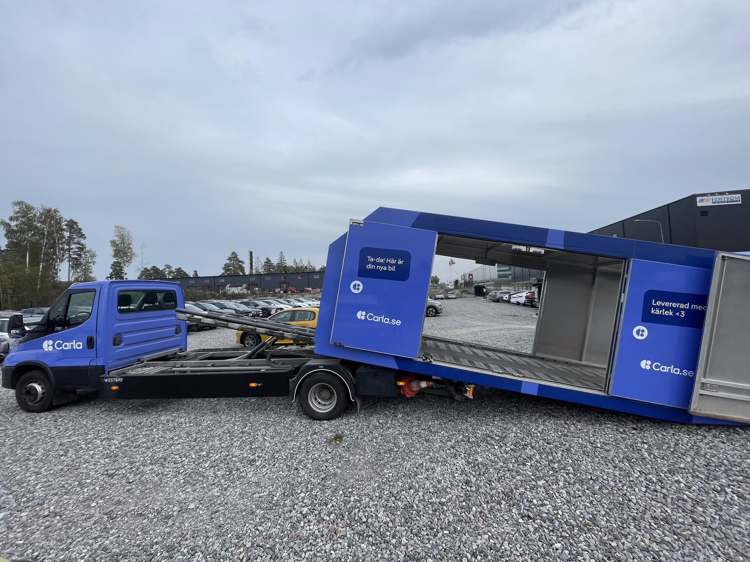 Exterior image of 2022 Iveco Daily 70-180 Chassi Cab Fordonstransport