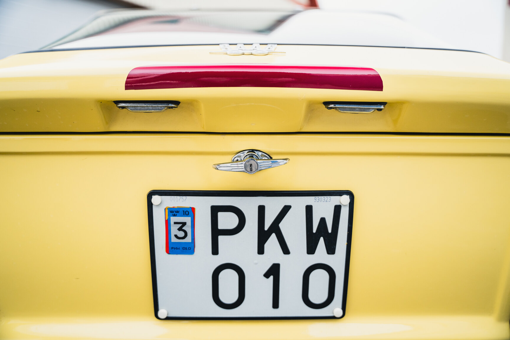 Exteriörbild på 1969 Saab Sonett II
