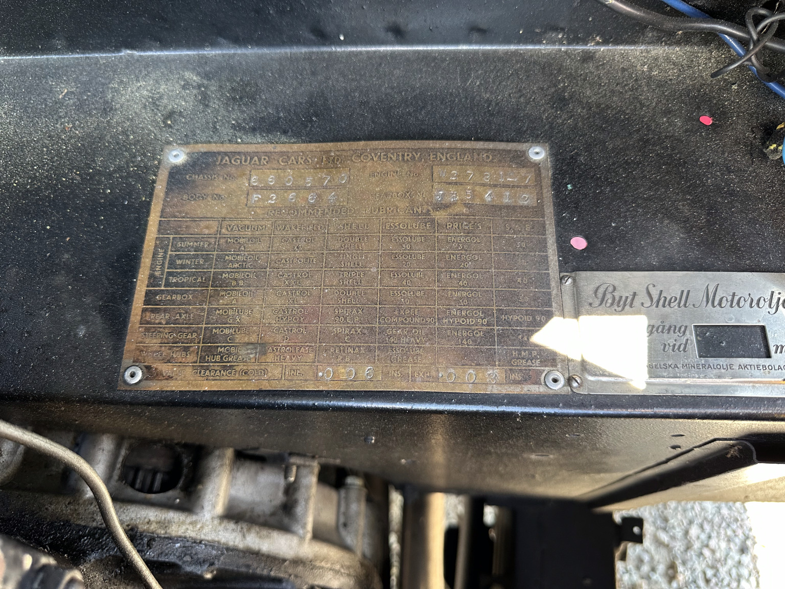 1951 Jaguar XK 120, Mekanik