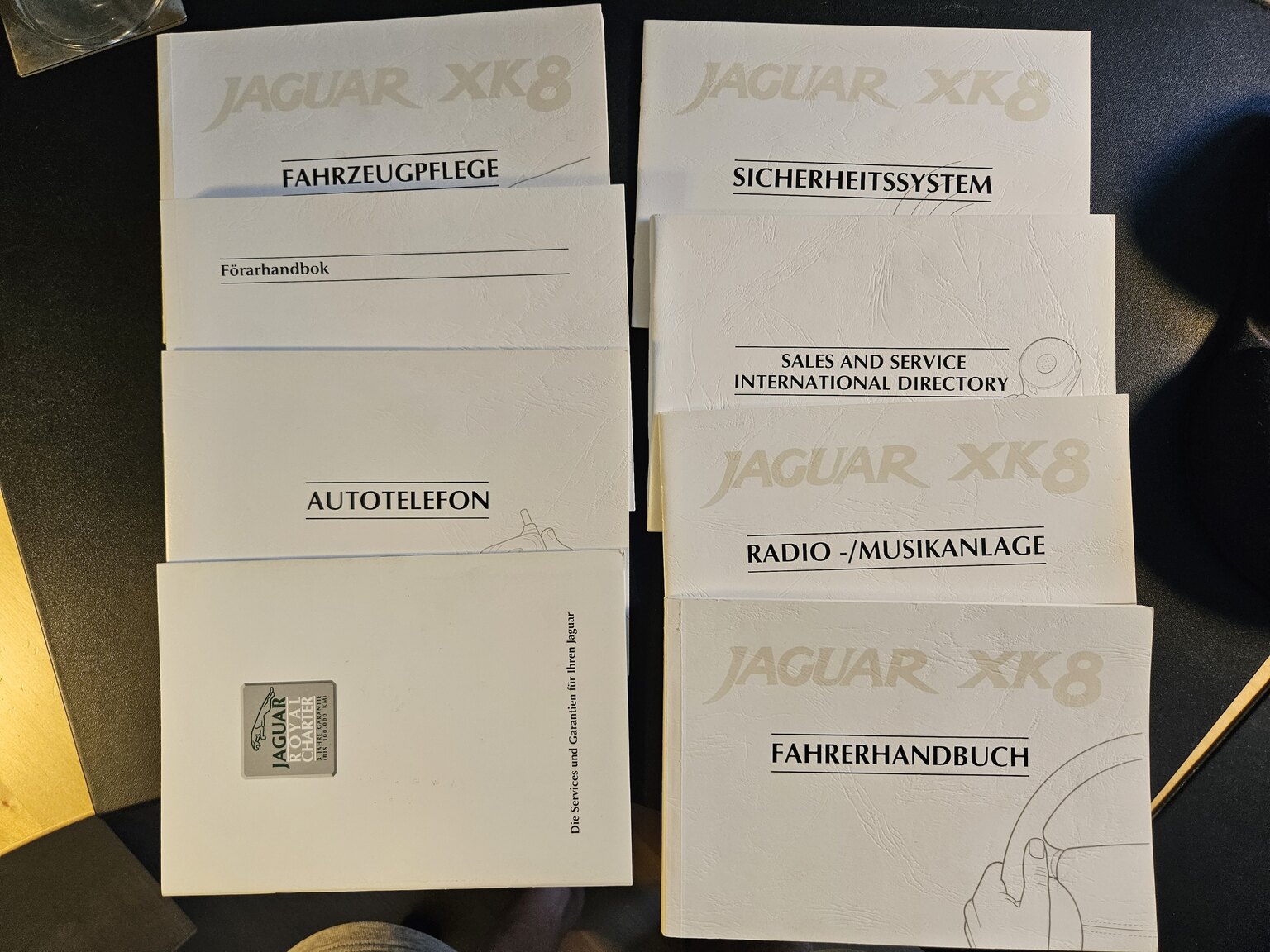 Dokumentation för 1998 Jaguar XK8 Cabriolet
