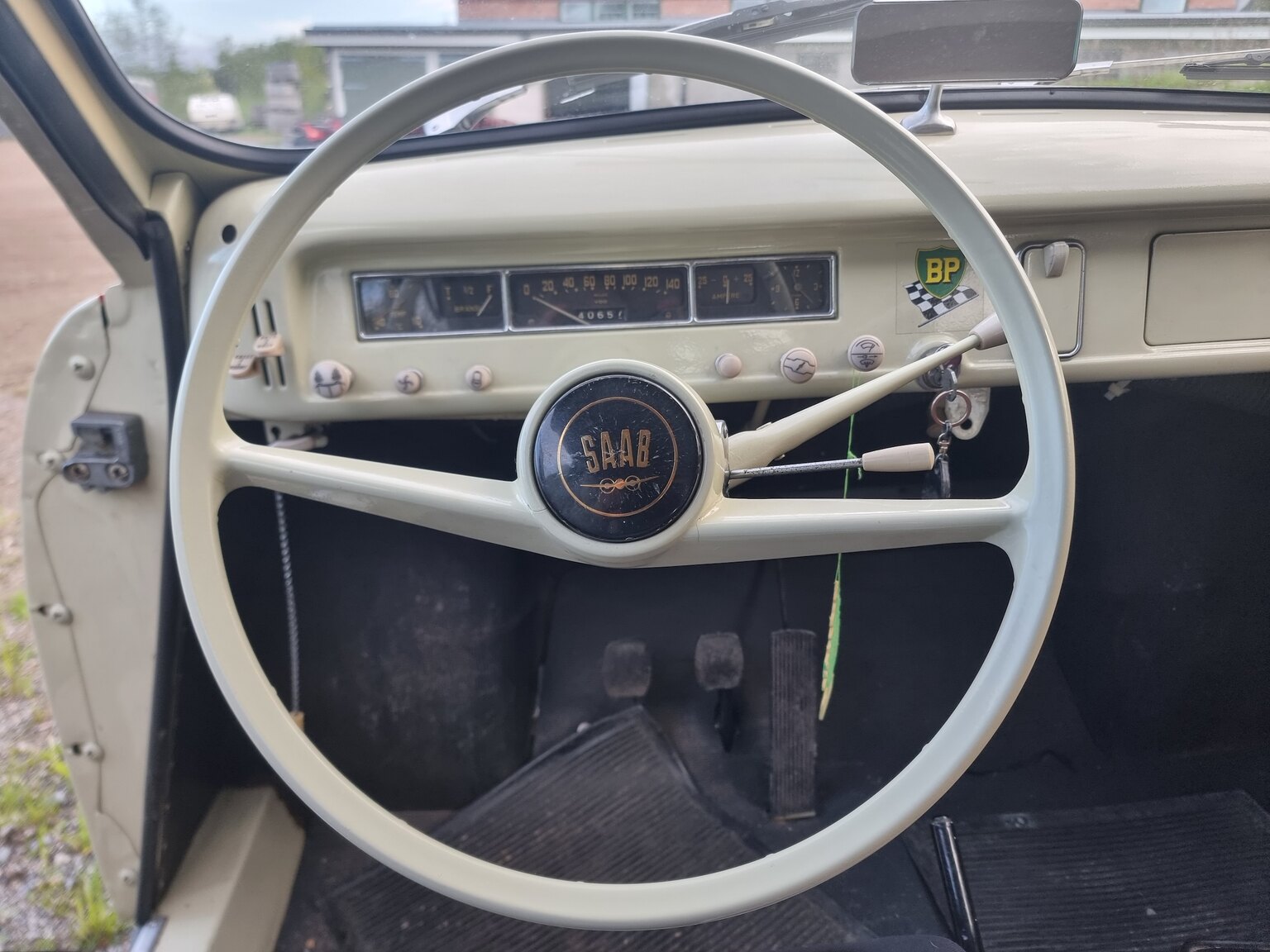 Innenraumfoto von 1959 SAAB 93B Deluxe